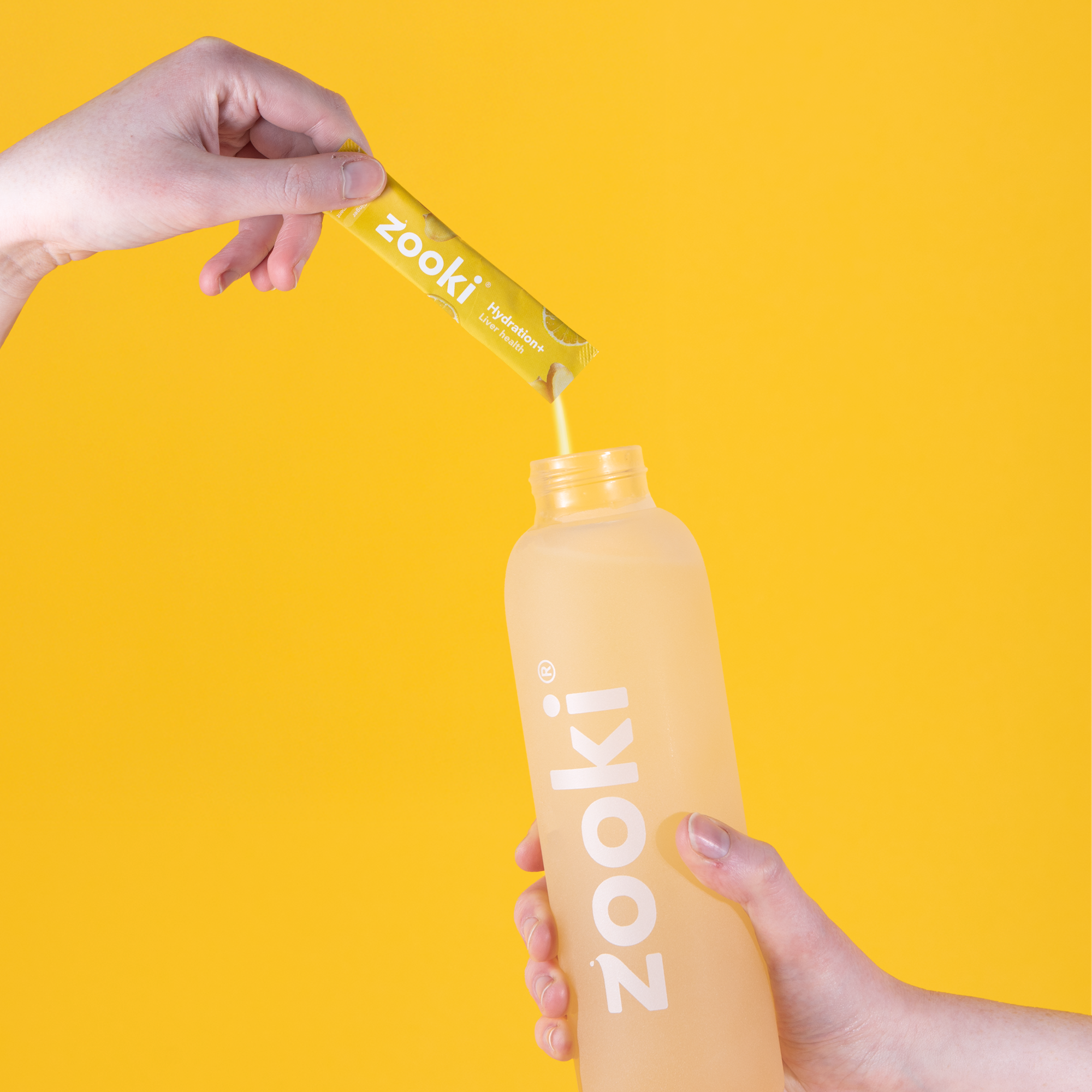 Zooki Hydration + Liver Health Lemon Ginger Flavour Sachets