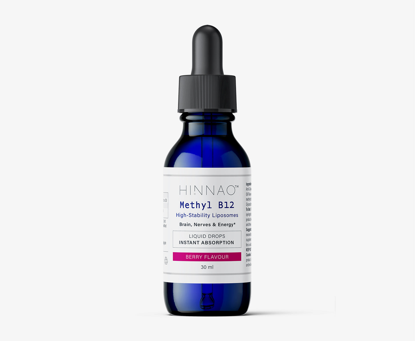 HINNAO Technology Methyl B12 1000mcg Liquid Drops 30ml