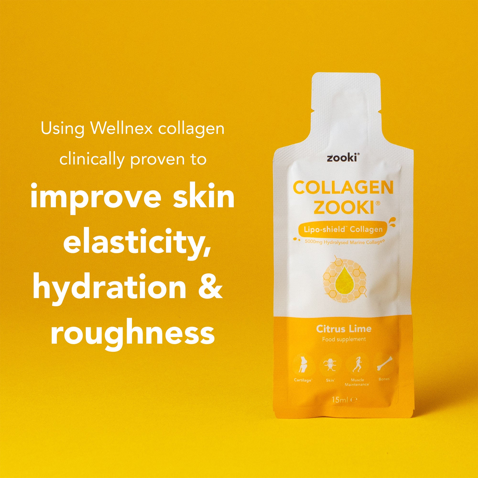 Zooki Marine Collagen 5g Citrus Lime Flavour Liquid Sachets
