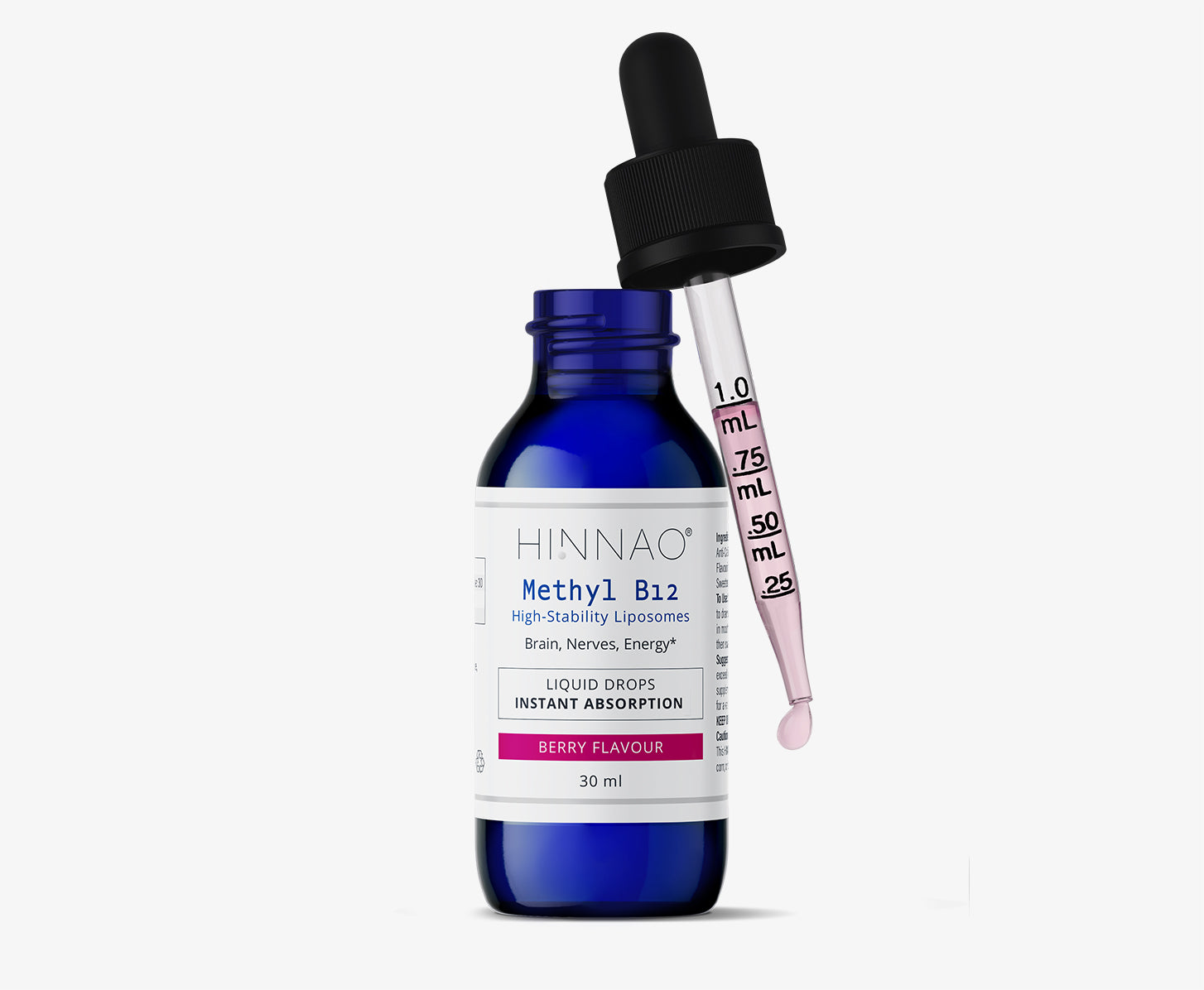HINNAO Technology Methyl B12 1000mcg Liquid Drops 30ml