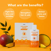 Zooki Marine Collagen 5g Mango Peach Flavour Liquid Sachets