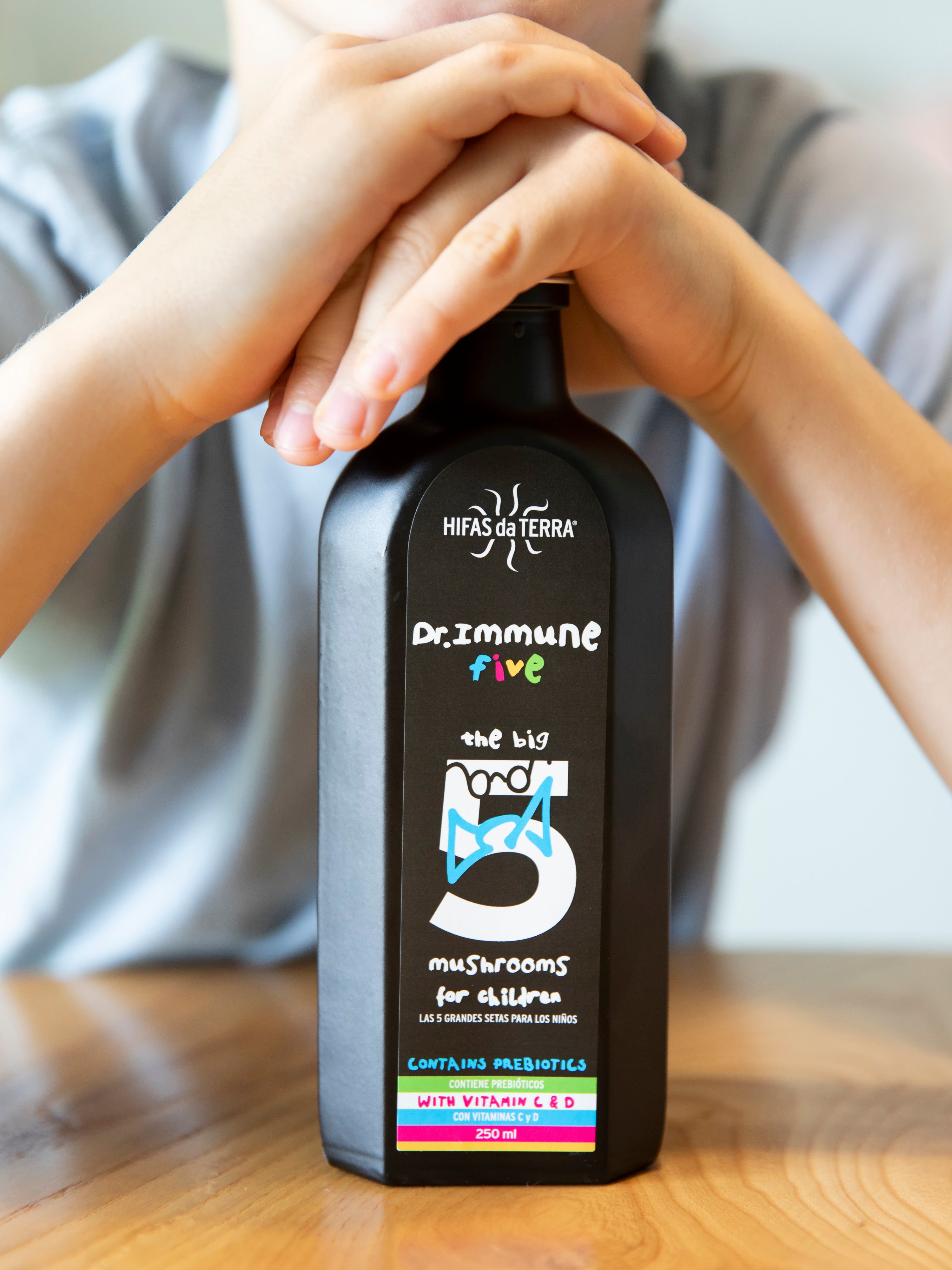 Hifas da Terra Dr Immune Five Reishi, Agaricus, Oyster, Chaga & Shiitake Syrup 250ml