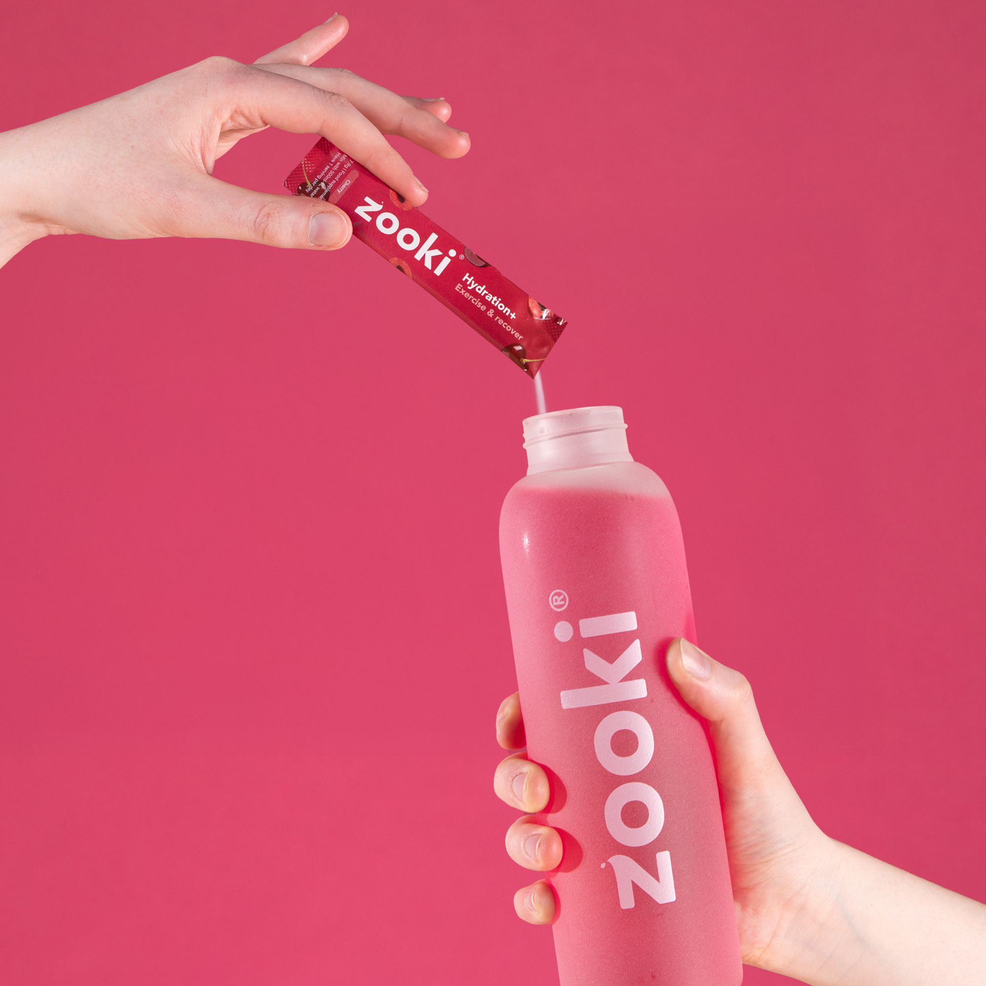 Zooki Hydration + Exercise and Recover Cherry Flavour Sachets