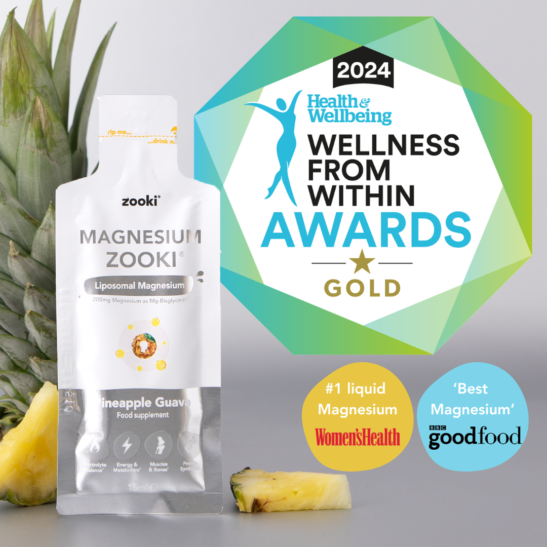 Zooki Magnesium 1500mg Pineapple Guava Flavour Liquid Sachets