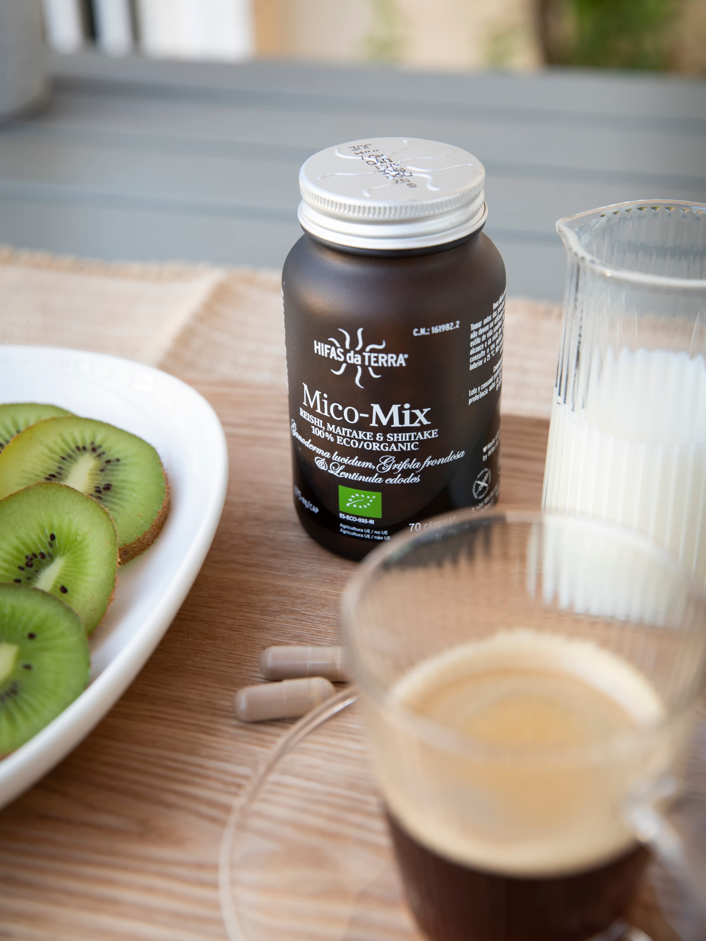 Hifas da Terra Mico-Mix Shiitake, Reishi & Maitake Extract Capsules 70