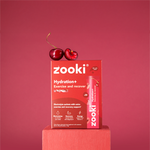 Zooki Hydration + Exercise and Recover Cherry Flavour Sachets