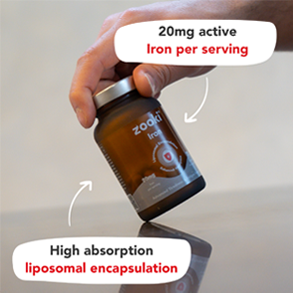 Zooki Iron Bis-glycinate 20mg Capsules 30